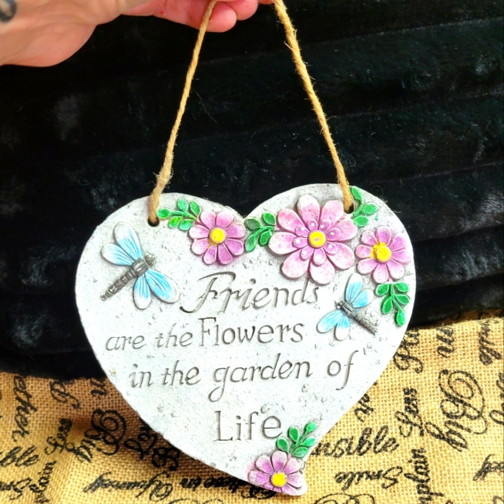 Poly stone heart sign very cute